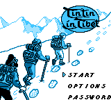 Tintin in Tibet screenshot 3 for GameBoy